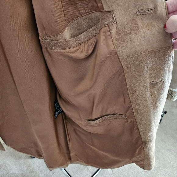 Jones New York City men's leather suede jacket 44R - Picture 7 of 7